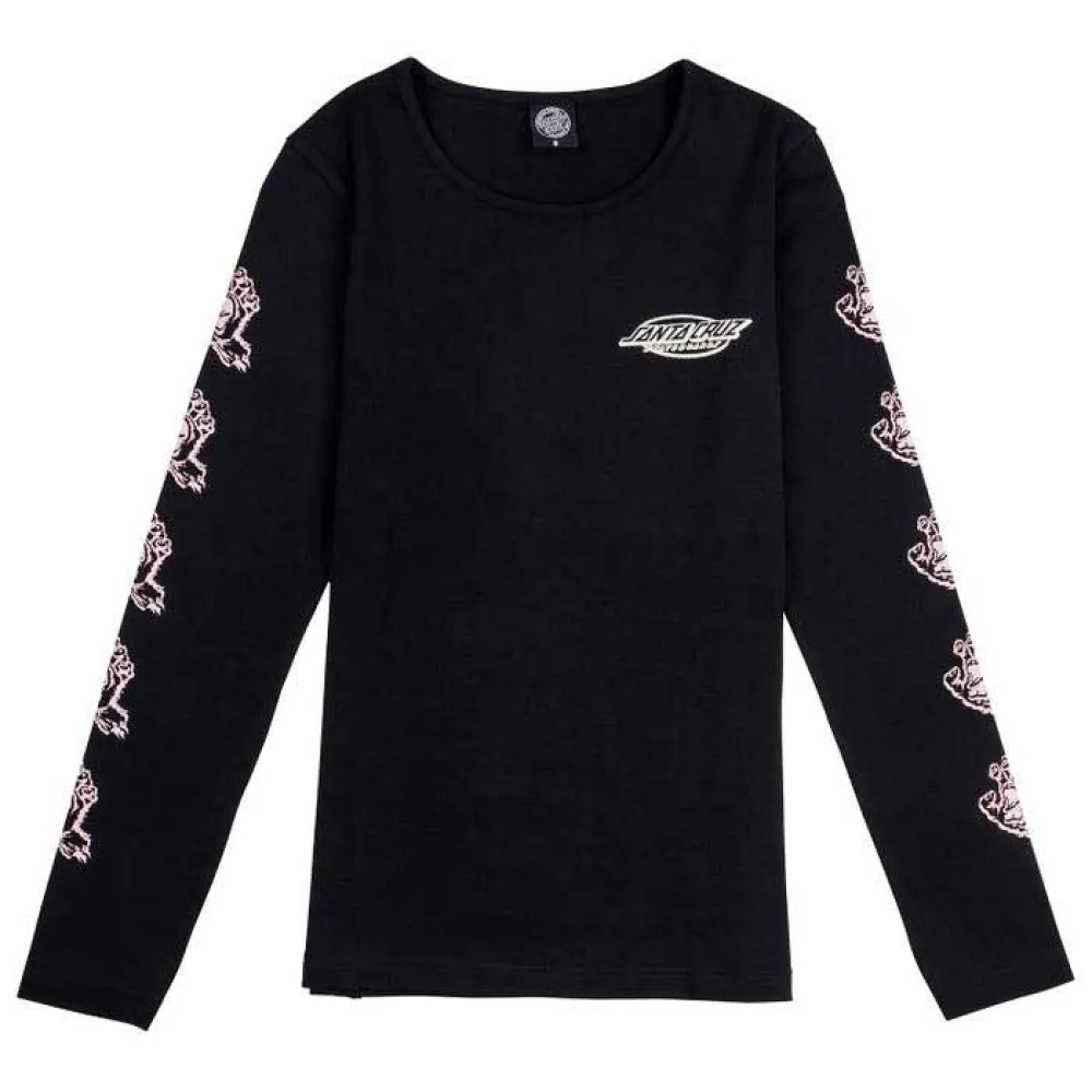 Santa Cruz Throwdown hand long sleeve T-shirt