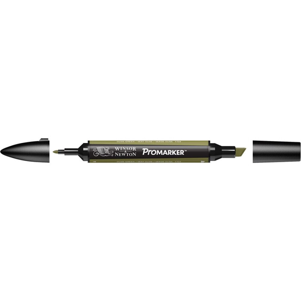 TUSJ PROMARKER WINSOR & NEWTON NR Y724 OLIVENGRØNN