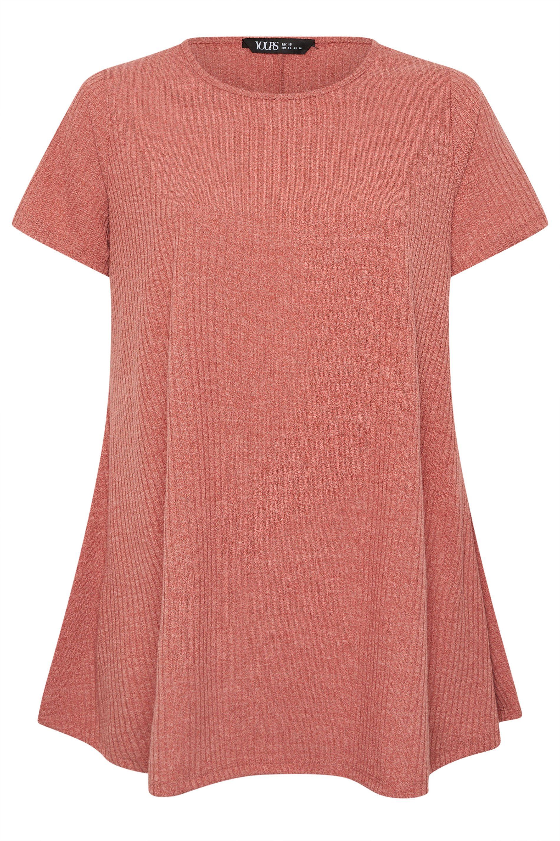 Yours Swing Ribbed T-Shirt