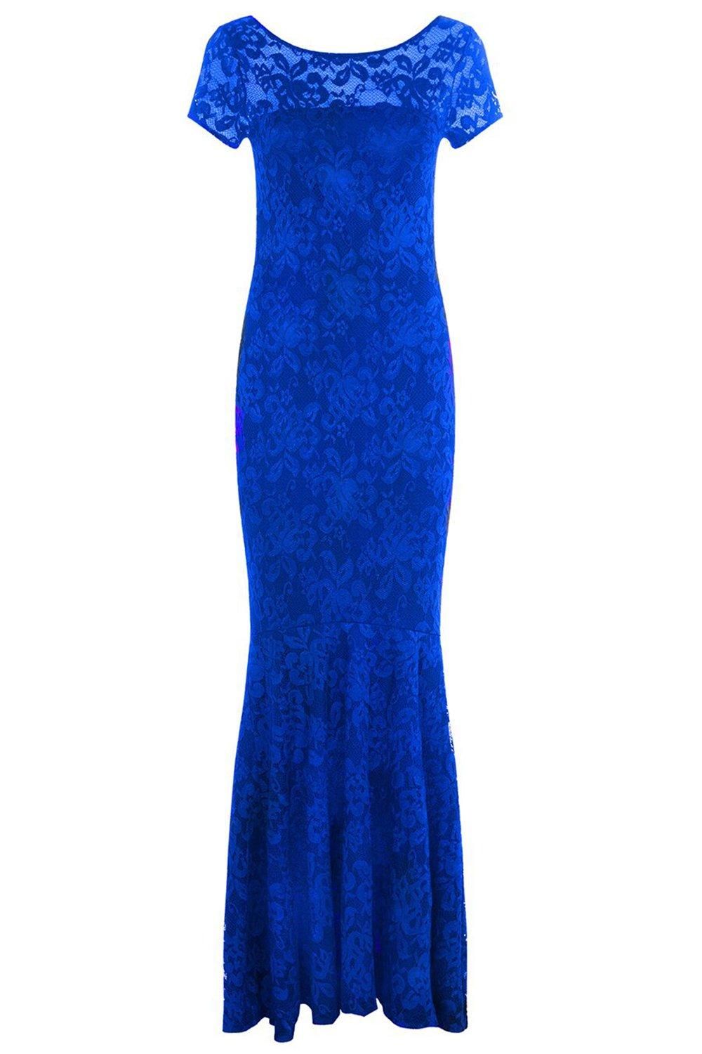 Hot Squash Long Lace Maxi Dress