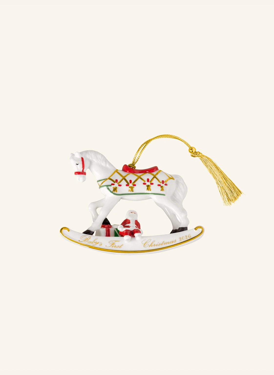 Villeroy & Boch Ornament Schaukelpferd 2026 CHRISTMAS CLASSICS