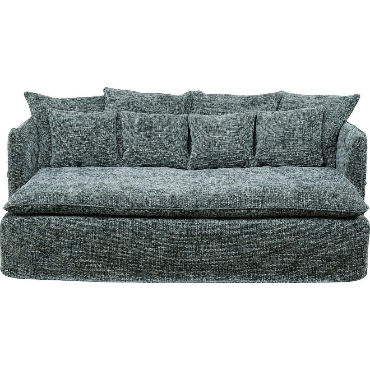 BOHEME - Canapé Bohème 3 places bleu-vert Kare Design