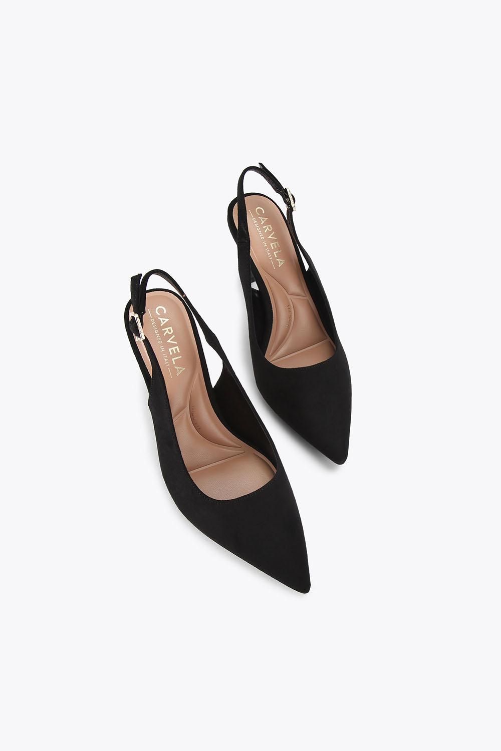 Carvela Corletta Sling Wide Fit' Fabric Heels