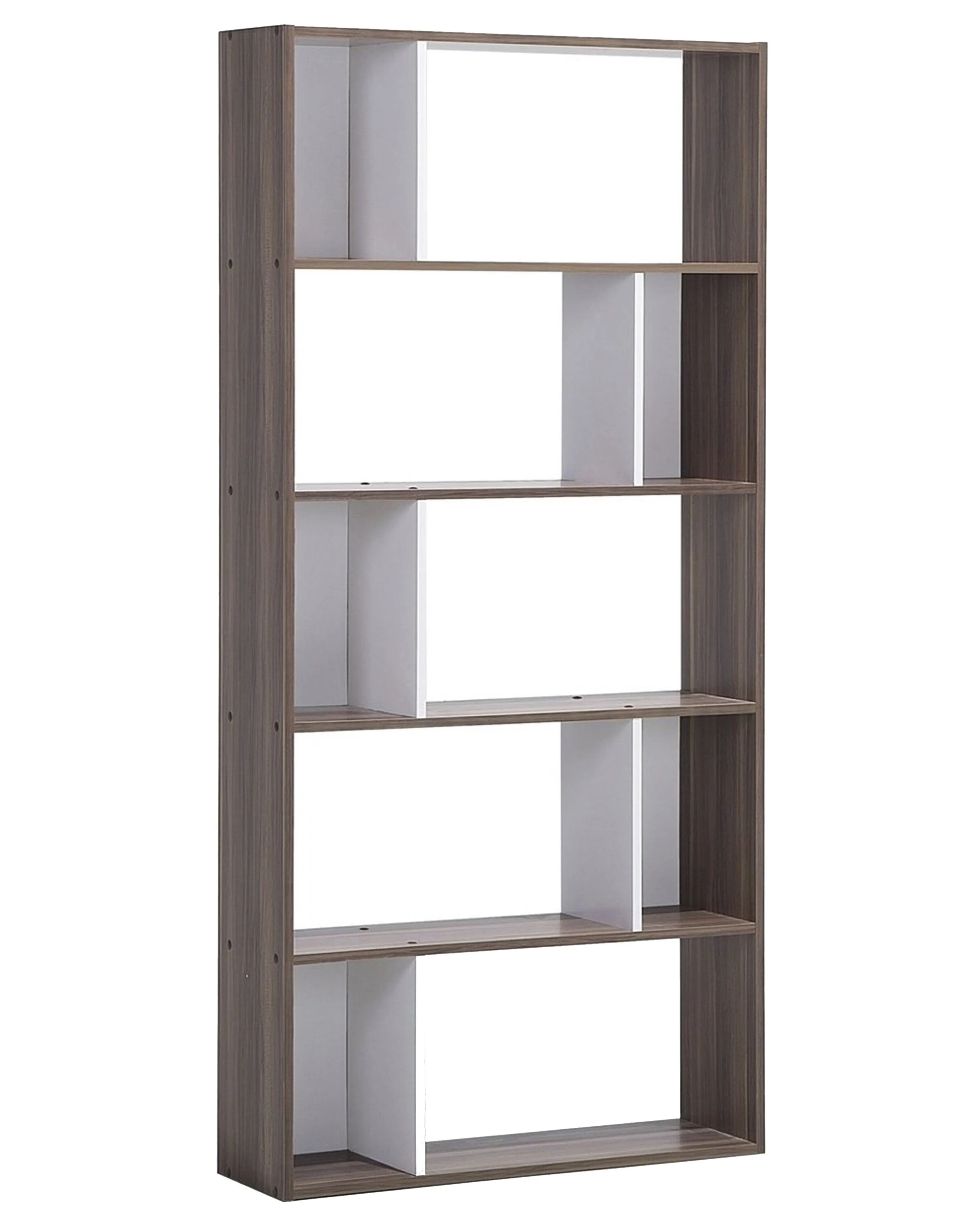 5 Tier Bookcase ORILLA 174 cm Dark Brown