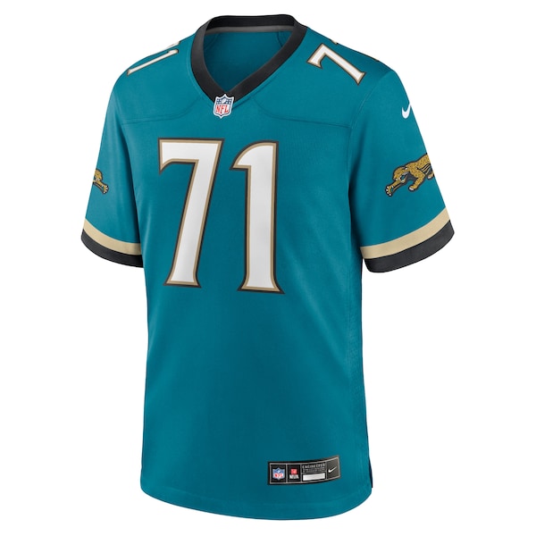 Tony Boselli Jacksonville Jaguars Nike Prowler Throwback Retired Player Game Jersey - Teal