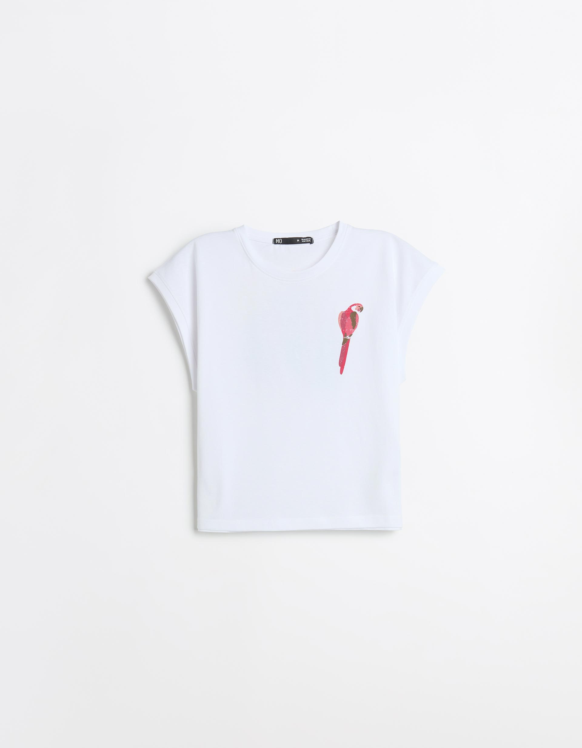 T-shirt Estampada, Mulher, Branco