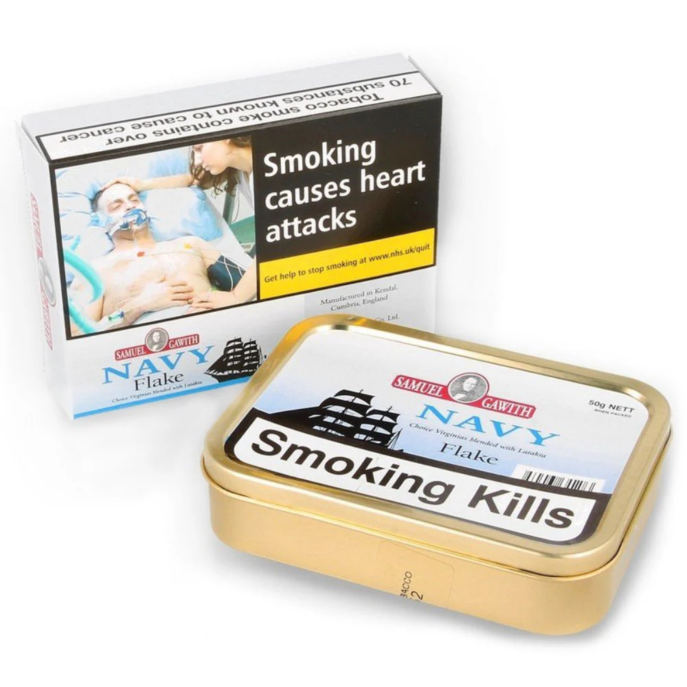 Samuel Gawith Navy Flake Pipe Tobacco 50g Tin
