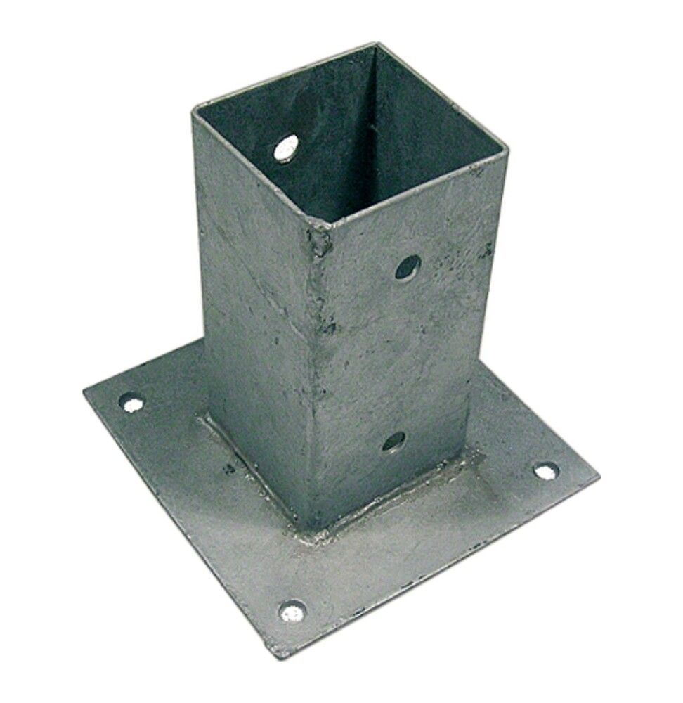 STOLPEFOT NSH VARMGALVANISERET 76X76MM