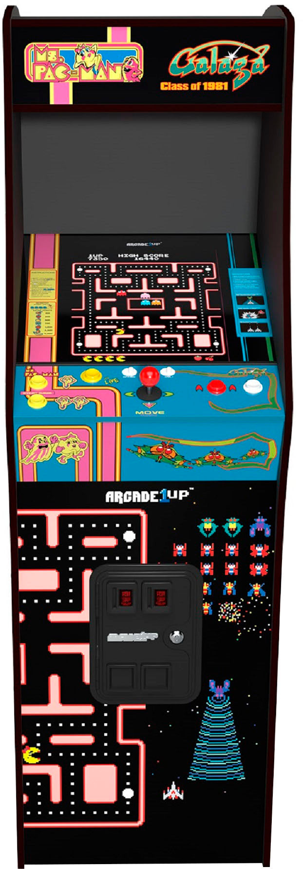 Arcade1Up Class of 81 Deluxe Arcade Game, Blue Retro Gaming Console