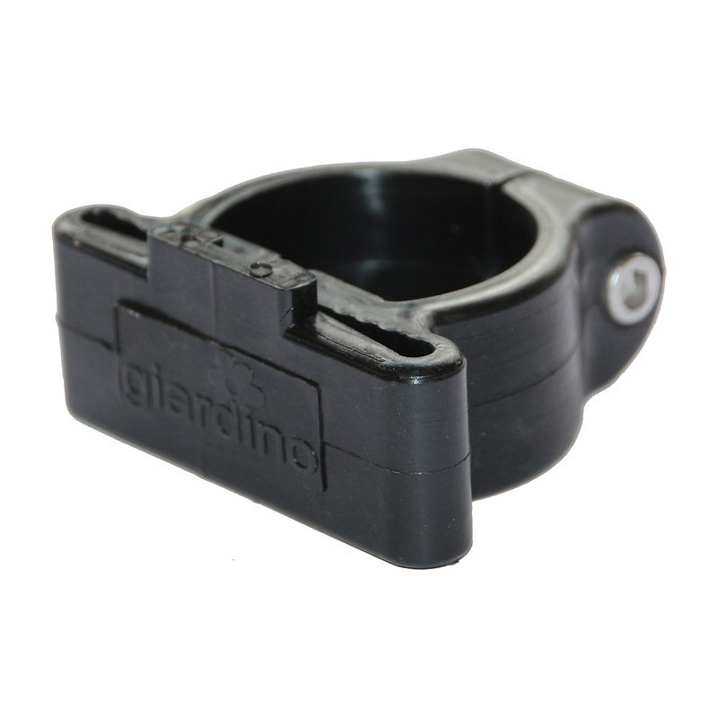 Collier de coin en plastique pour poteau profilé noir Ø 48 mm GIARDINO