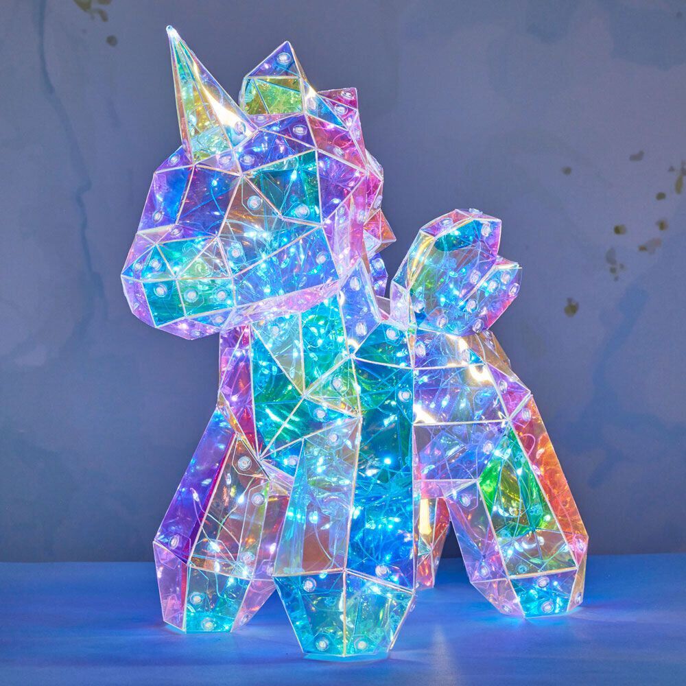 Licorne holographique lumineux 150LED