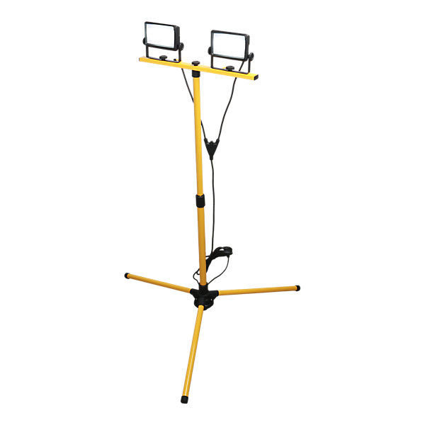 Double projecteurs de travail filaire sur trépied 20W