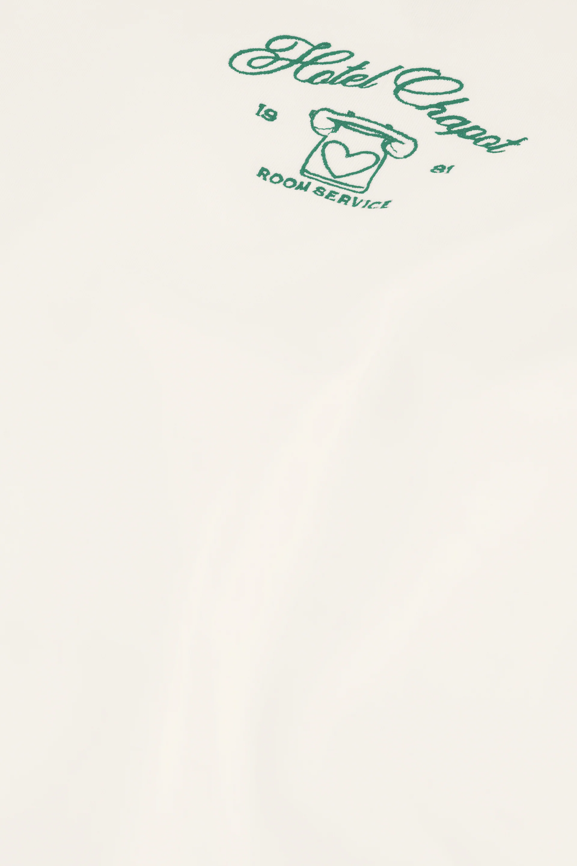 Benja T-shirt | Cosy White/Green