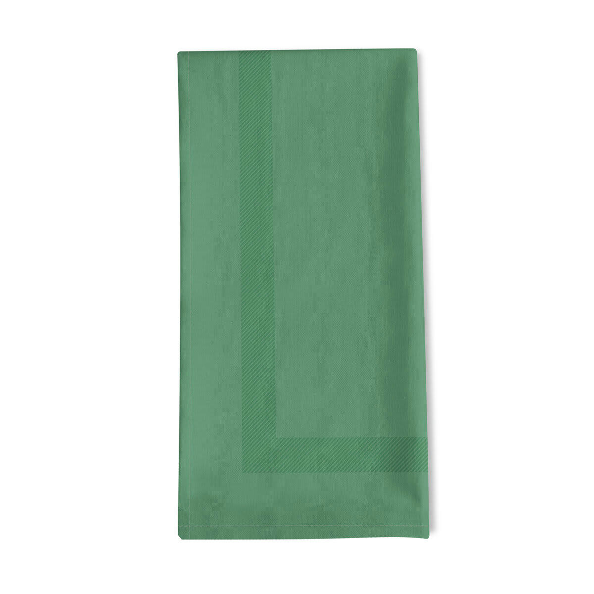 ENEA - Serviette de table coton vert 50x55 cm