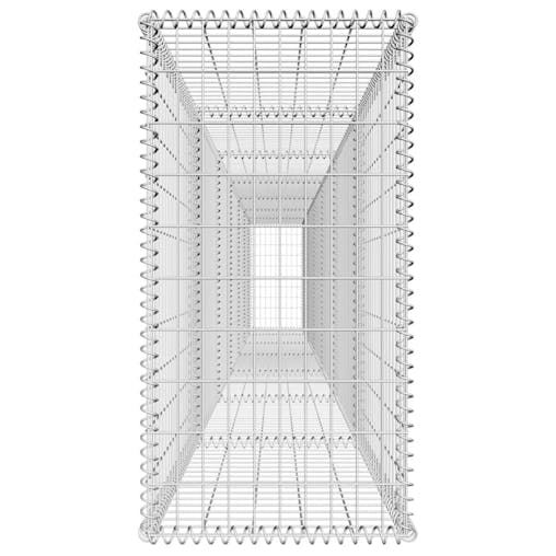 NNEVL Gabion Wall with Cover Galvanised Steel 600x50x100 cm