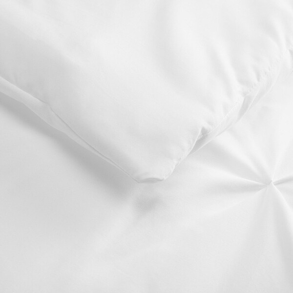 Serta Simply Clean Antimicrobial Pleated 3 Piece Comforter Set