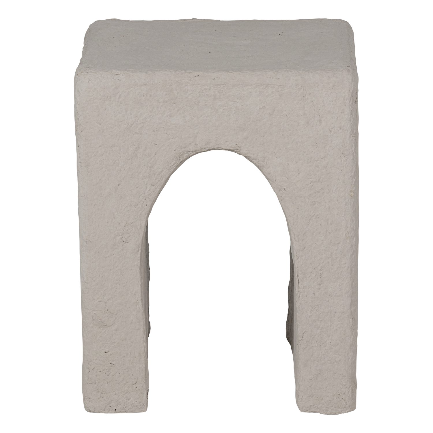 WOOOD bijzettafel Tovi - Papier Mache - Grijs - 45x40x35