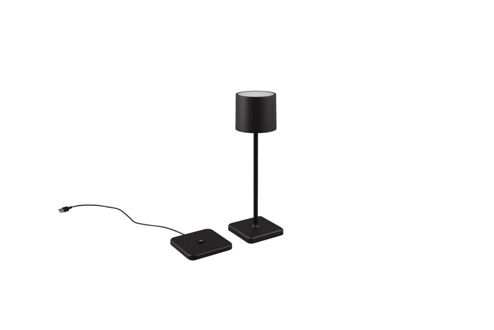 Lampa ogrodowa FERNANDEZ wys:38 cm czarna LED 1x1W 130lm IP54 RL