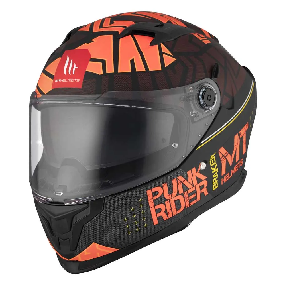 MT Helmets Braker SV Punk Rider full face helmet