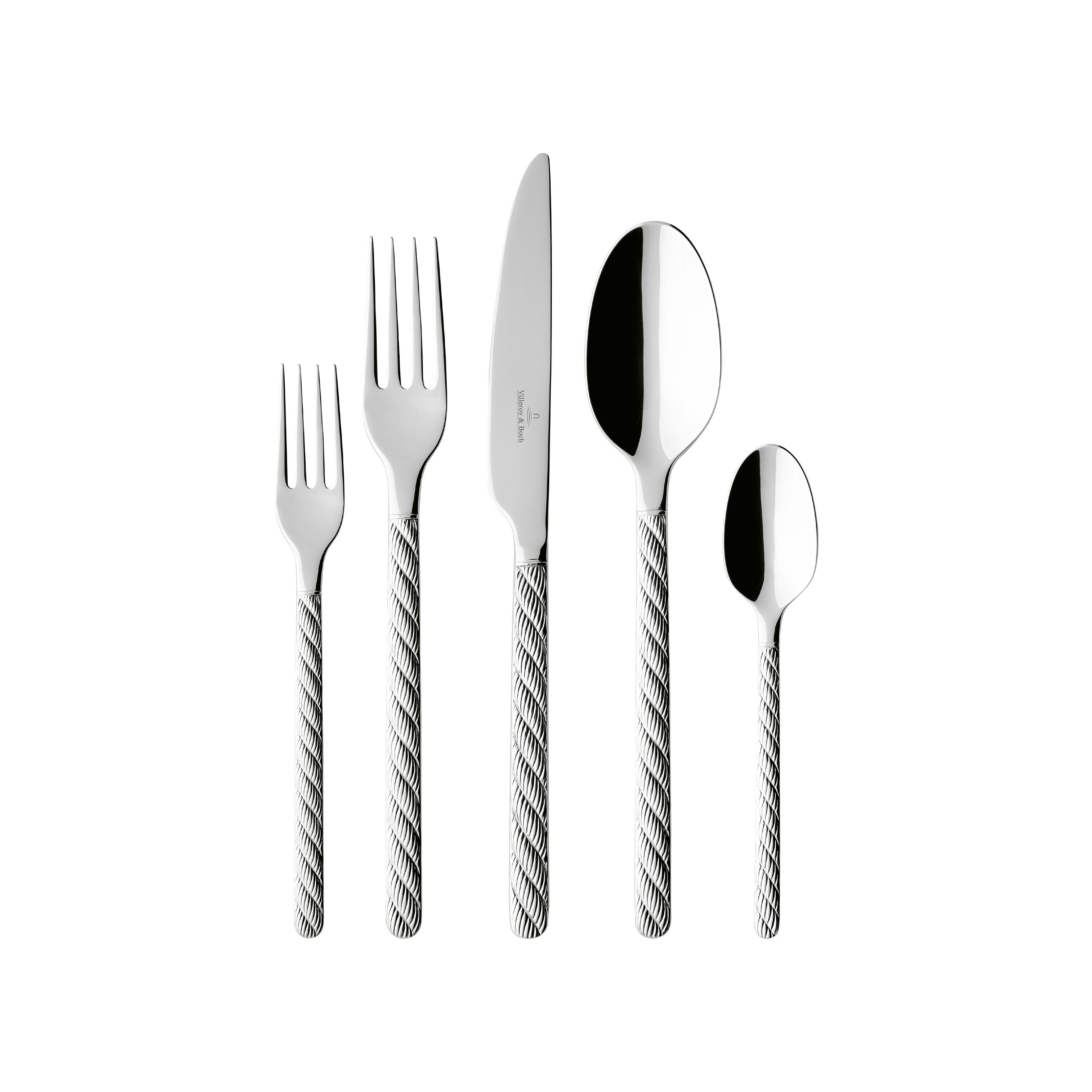 Montauk 20-piece flatware set - stainless steel
