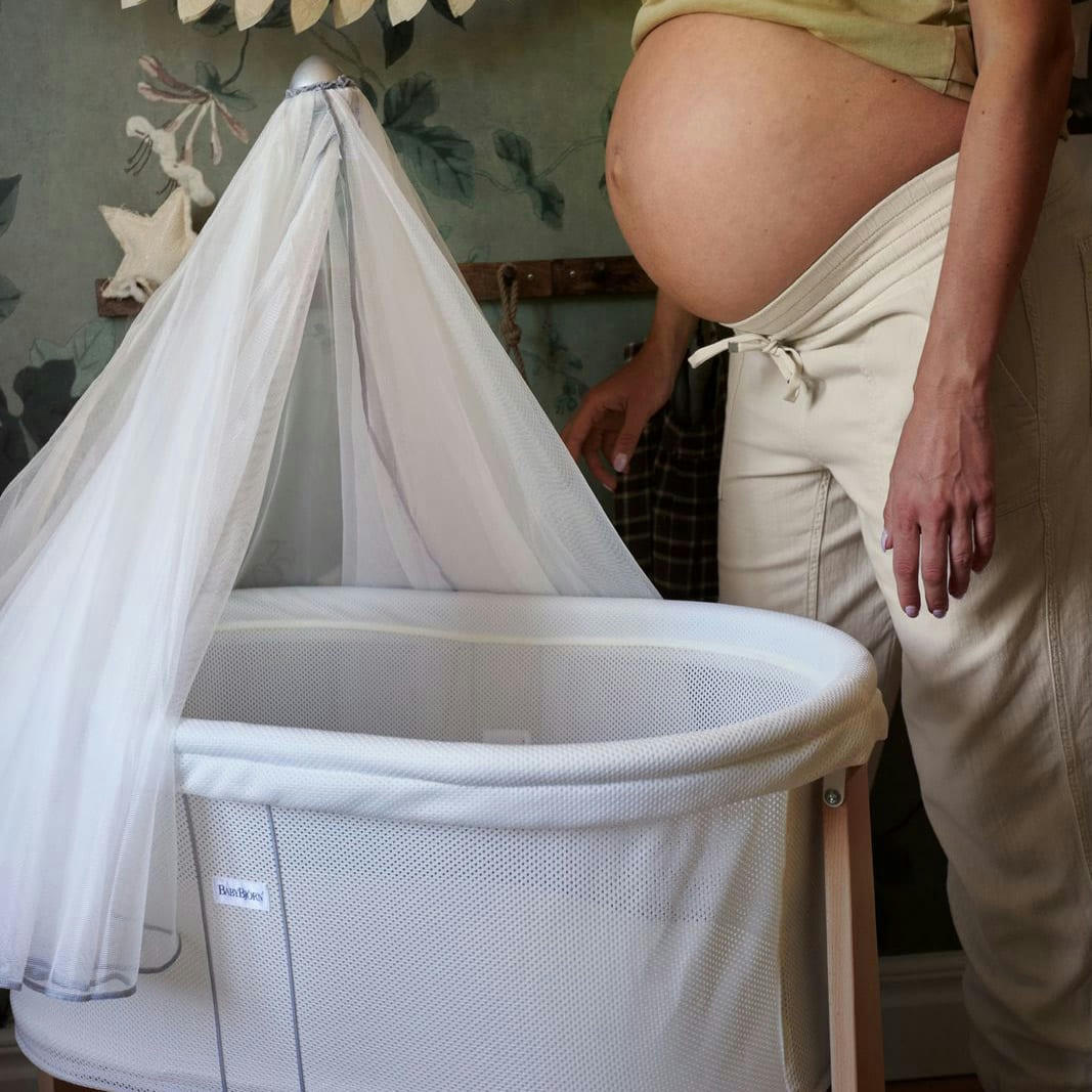 BABYBJORN - Berceau moderne en bois blanc