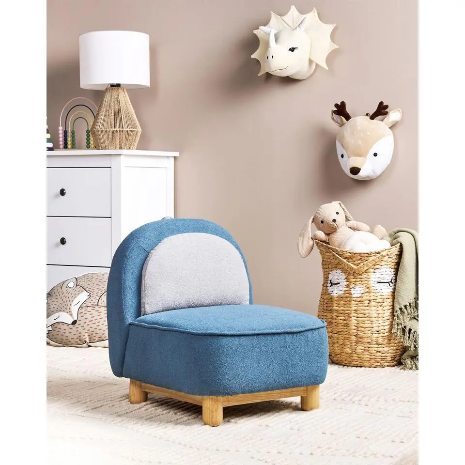 FABORG - Kinderstoel - Blauw - Polyester