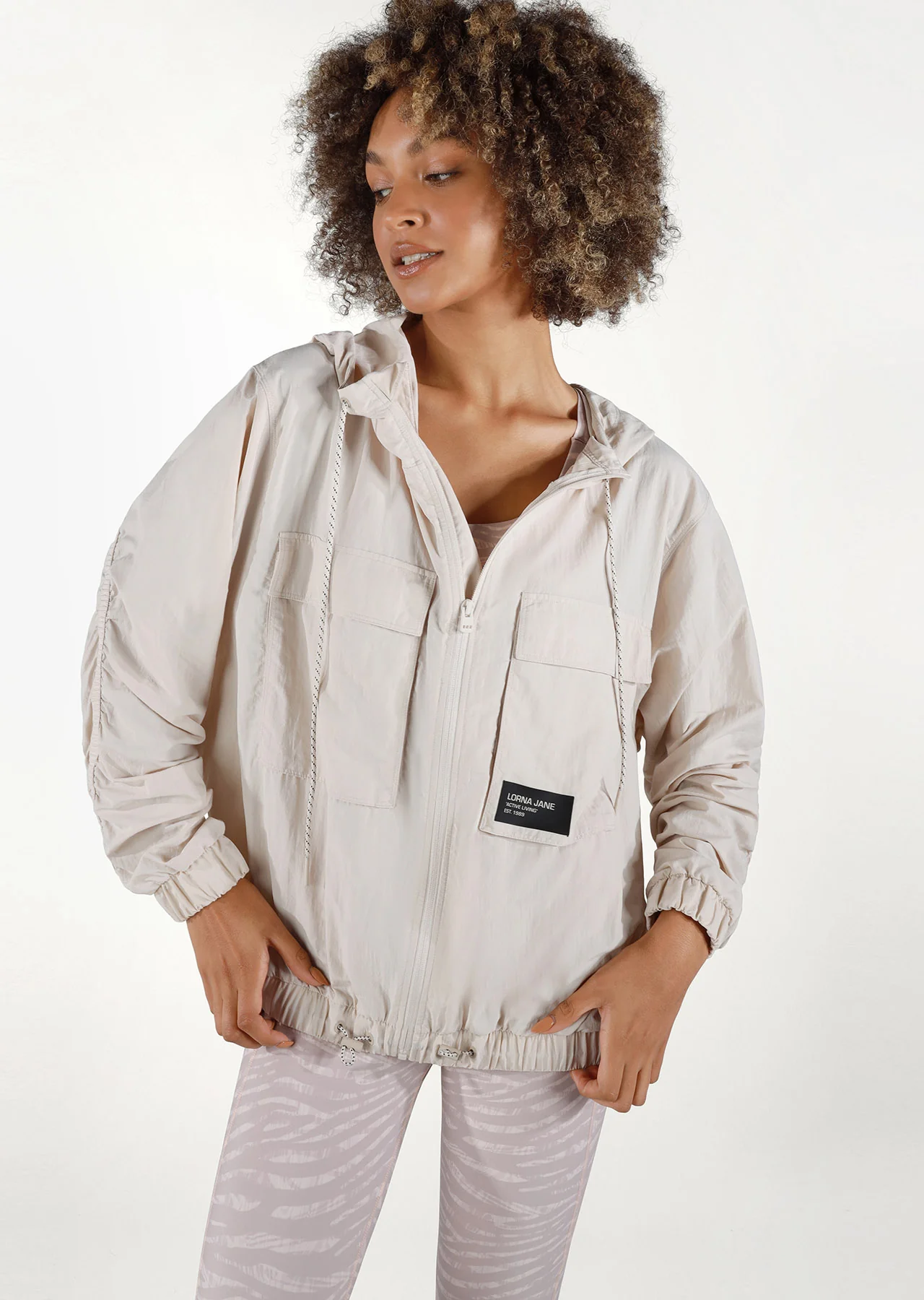 Utility Shirred Jacket