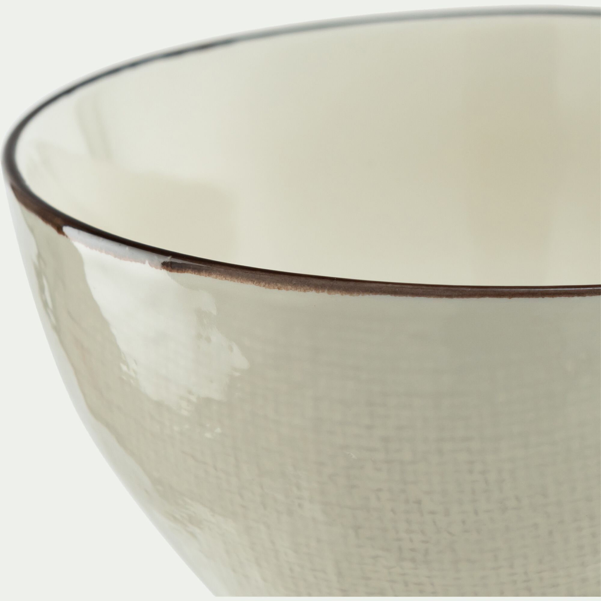 ZIA - Bol en grès D8,7cm - blanc