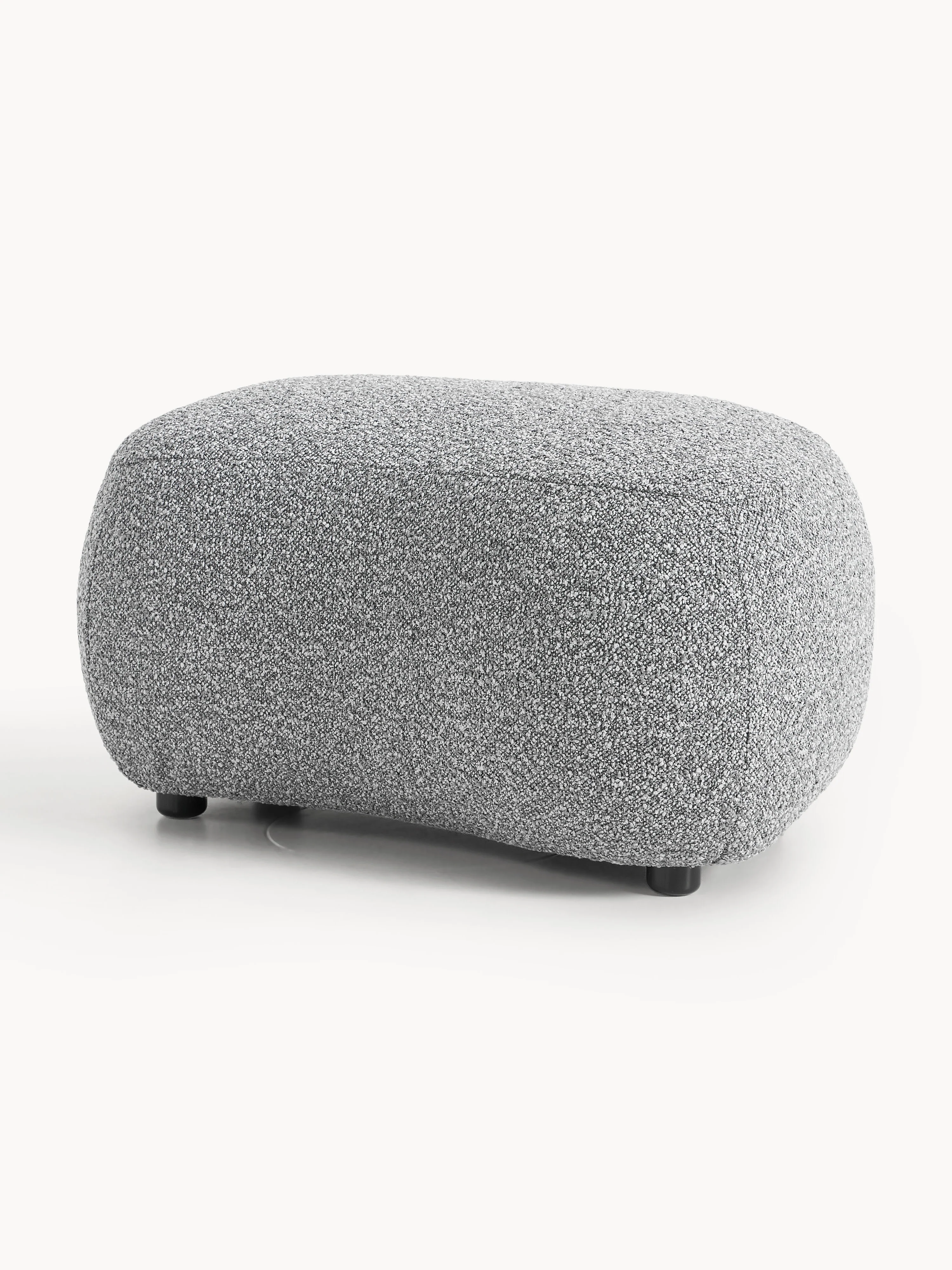 Bouclé-Sofa-Hocker Alba