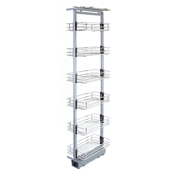 KuKoo Garde-Manger Coulissant de Cuisine 190-220cm Hauteur