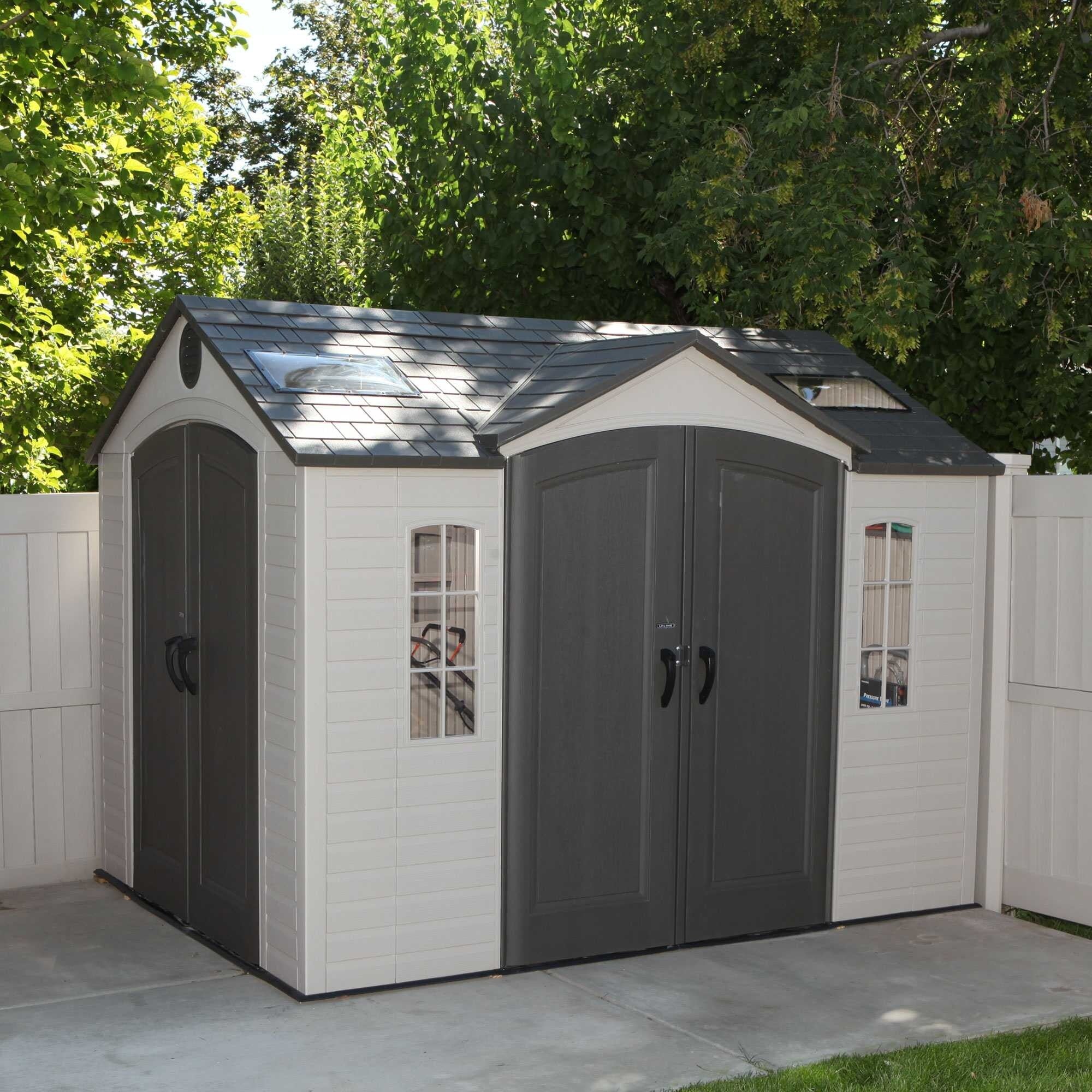 Lifetime 10 Ft. x 8 Ft. Outdoor Storage Shed