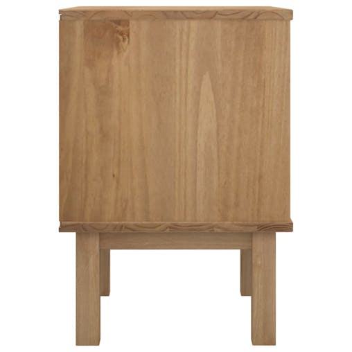 NNEVL Bedside Cabinet OTTA 45x39x57 cm Solid Wood Pine