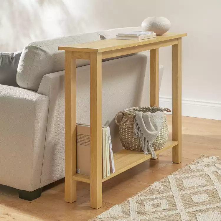 Habitat Adler Narrow Console Table - Natural