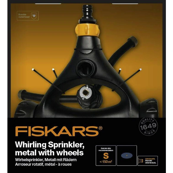 Wirbelsprinkler »Easy Watering«, schwarz