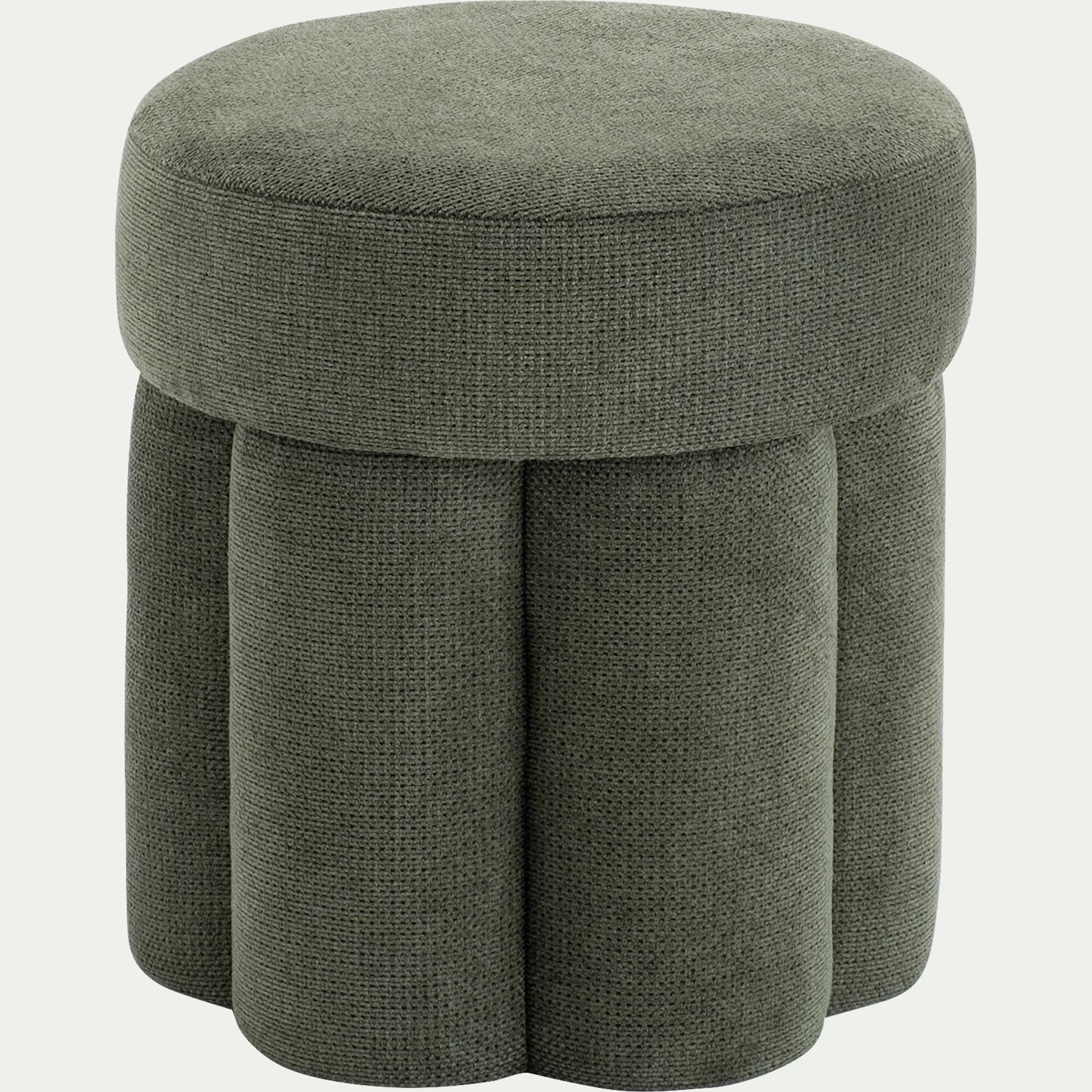 SHAN - Pouf en tissu D38cm - vert