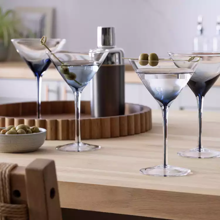 Habitat Stem Set of 4 Martini Glasses