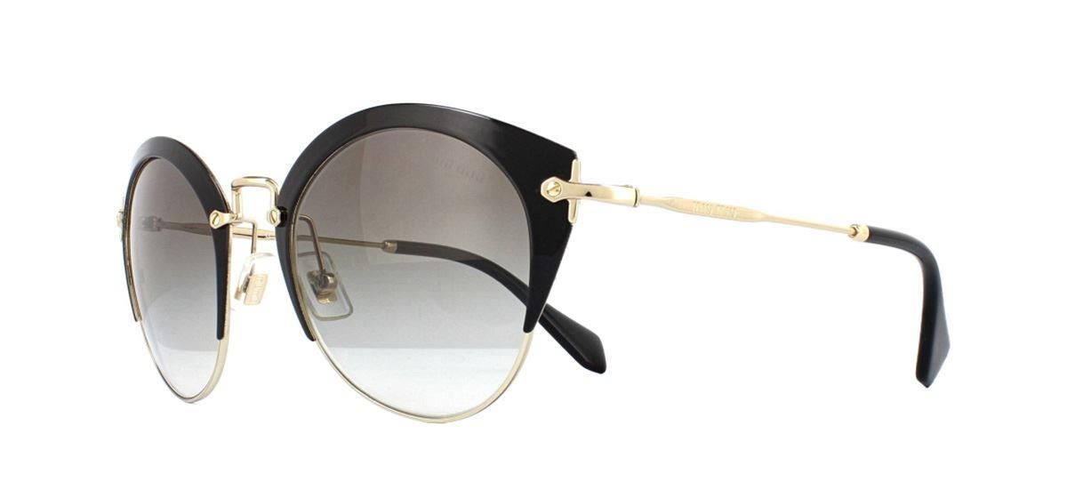 Miu Miu Round Azure Blue Grey MU53RS