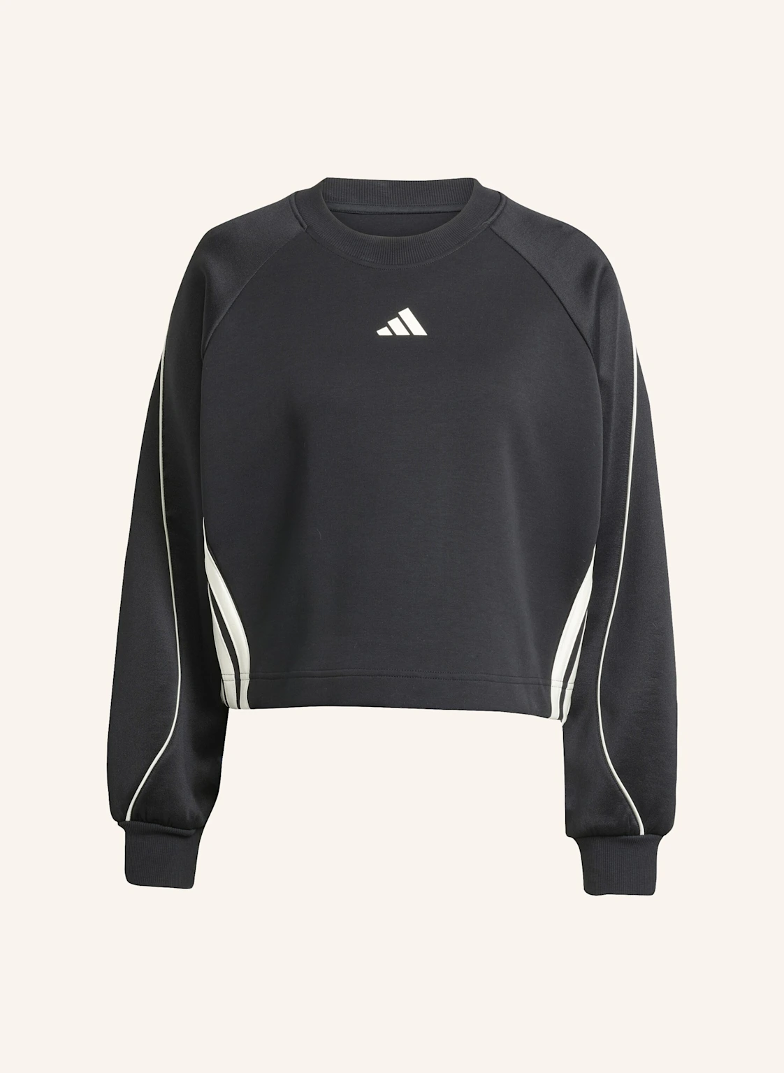 adidas STADIUM 3-STREIFEN SWEATSHIRT MIT RUNDHALSAUSSCHNITT