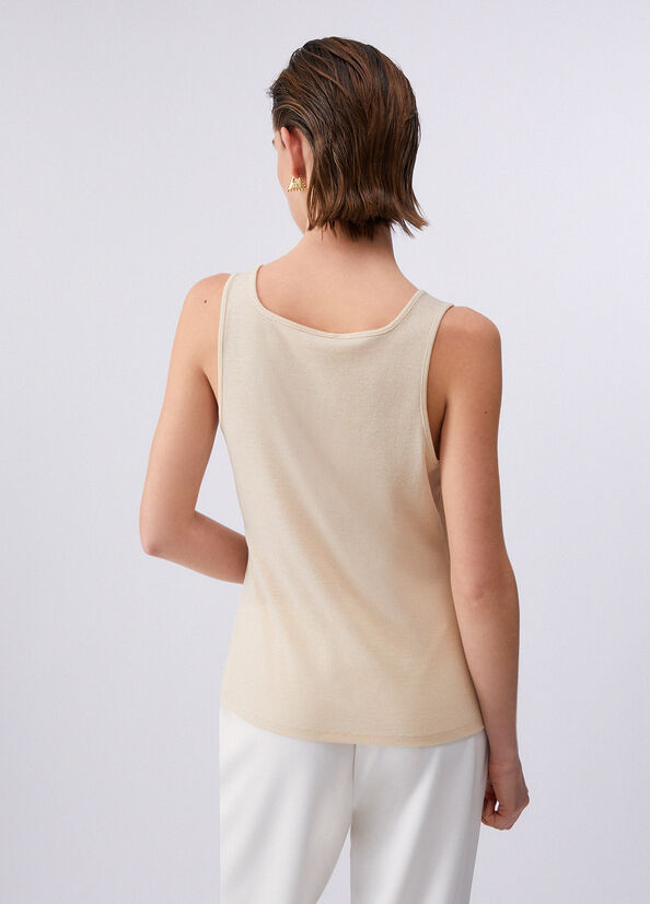 Top con logo monogram