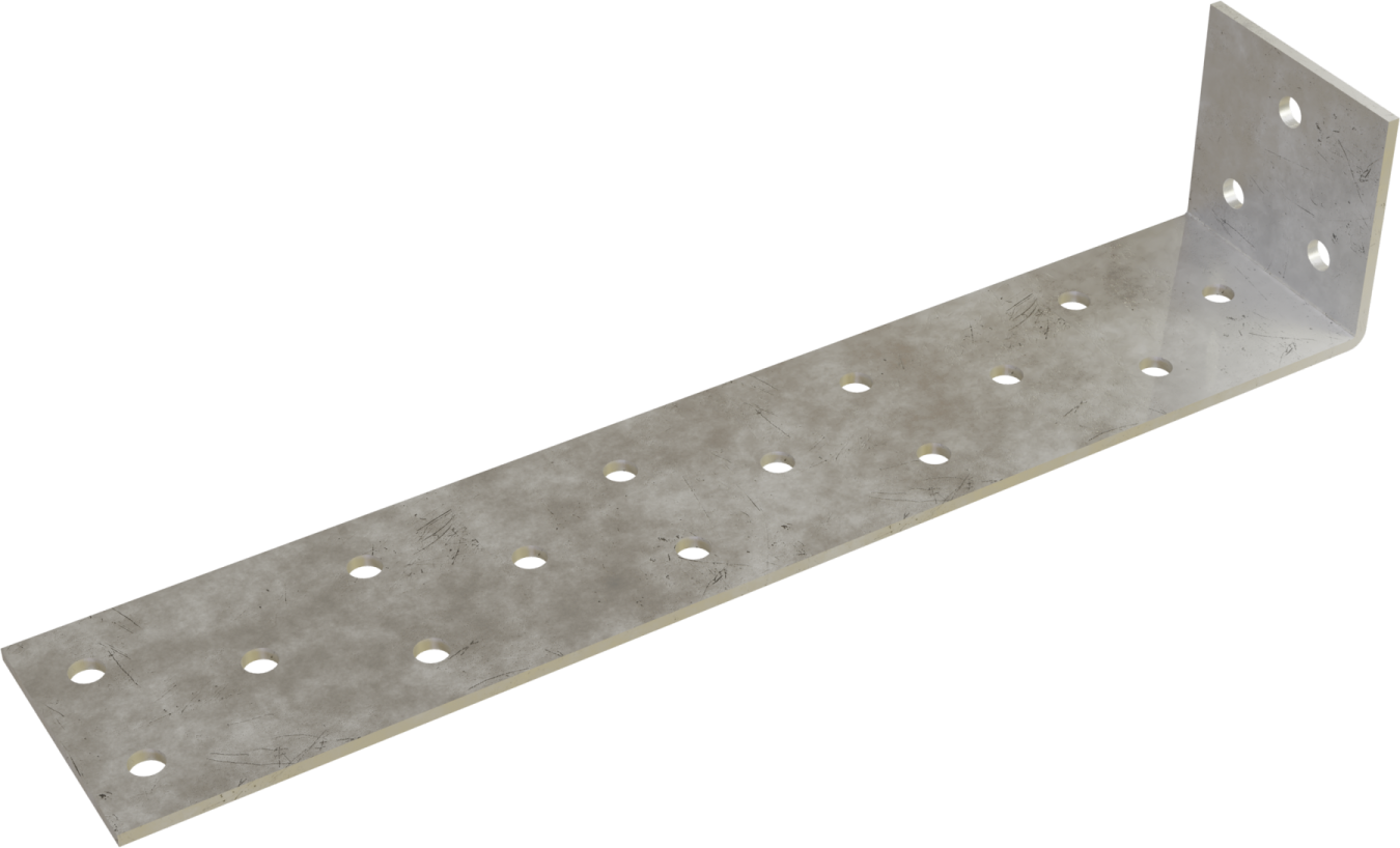 Kątownik kotwowy KK 40x200x40mm , grubość: 2,0mm STALCO KK1 - 40/200/40