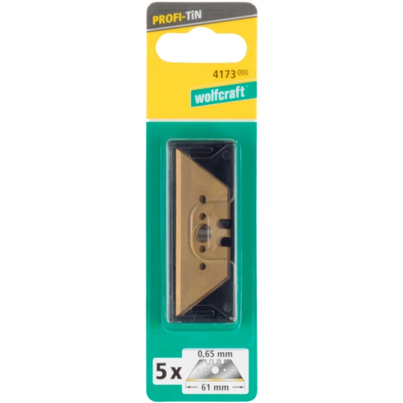 Trapezklingen »4173000«, silberfarben, Stahl