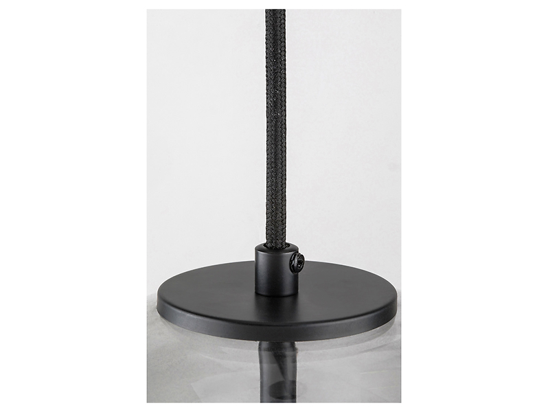 Lampa wisząca Cameo szklana dymna