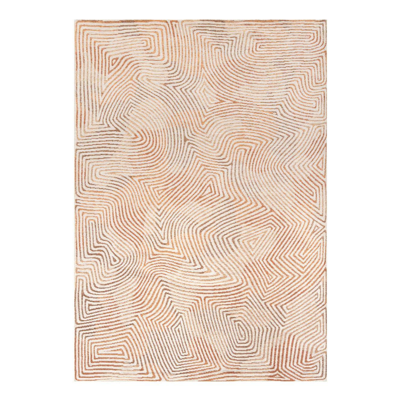 Ecorugs vloerkleed Indian Sand - rood - 80x150cm