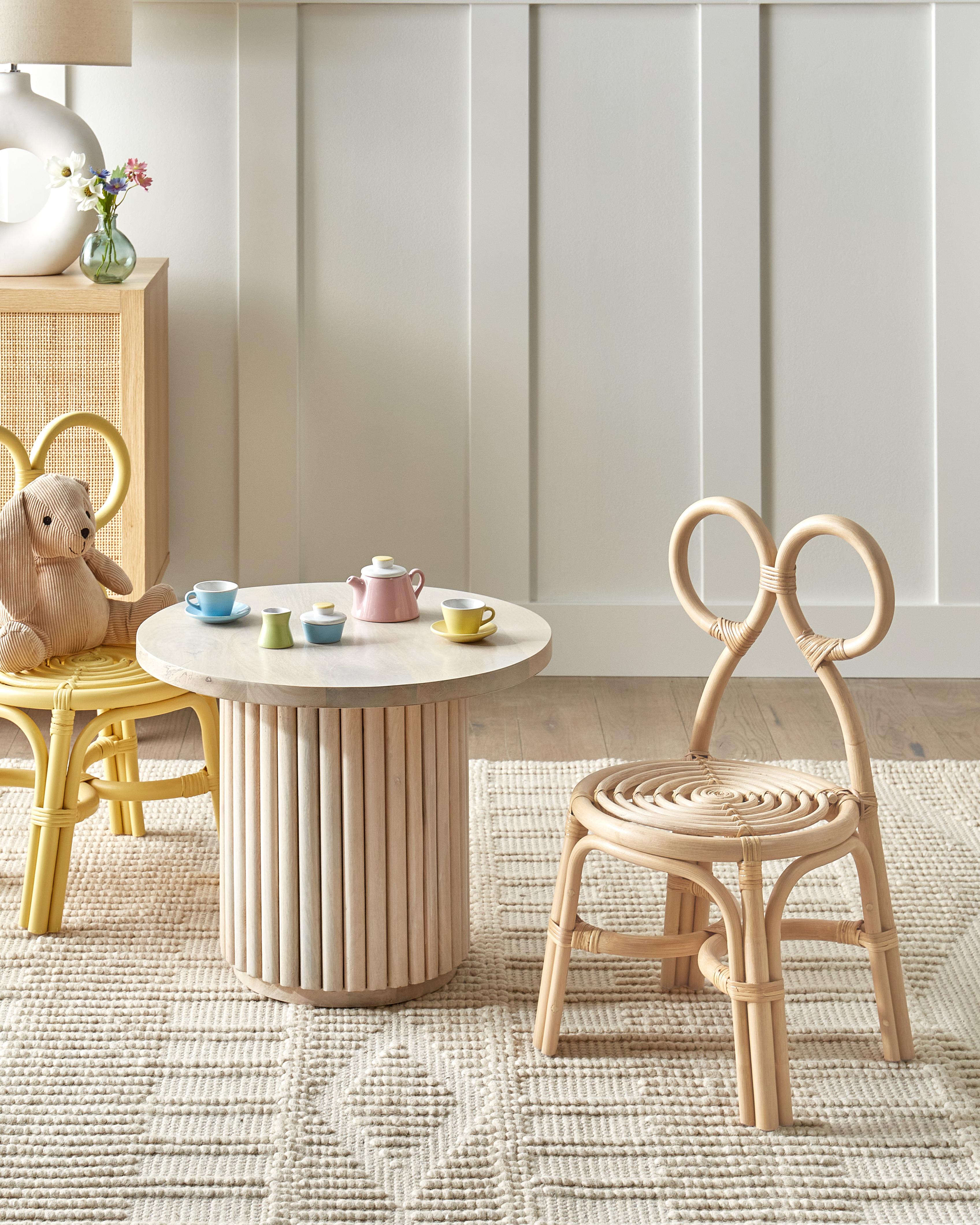 Kids Chair MIRTIA Rattan Natural