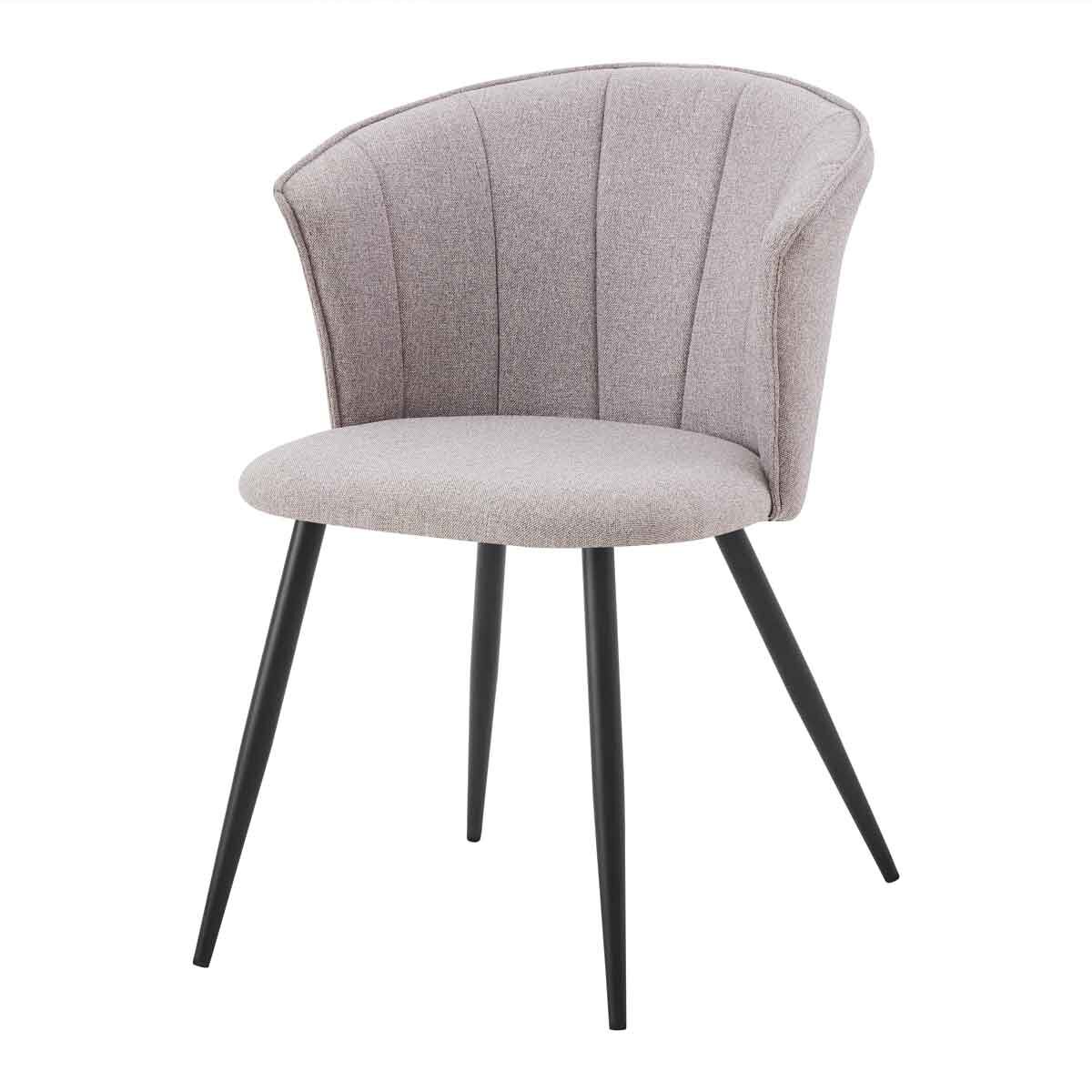 Cadeira LOLA taupe em tecido
