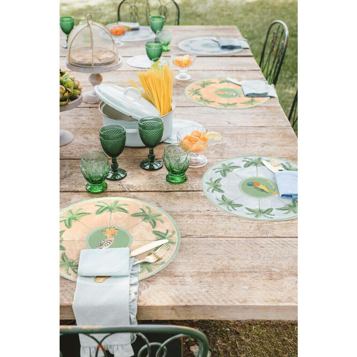 - Set de table Oiseau en vinyle Ø35