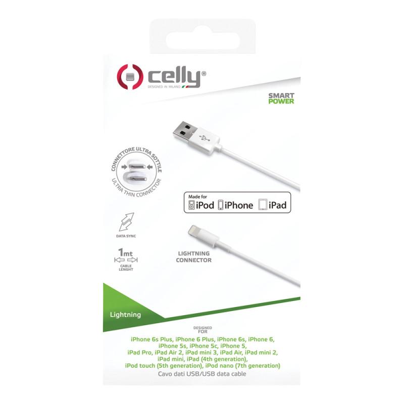 Câble de données USB - Lightning 1 m