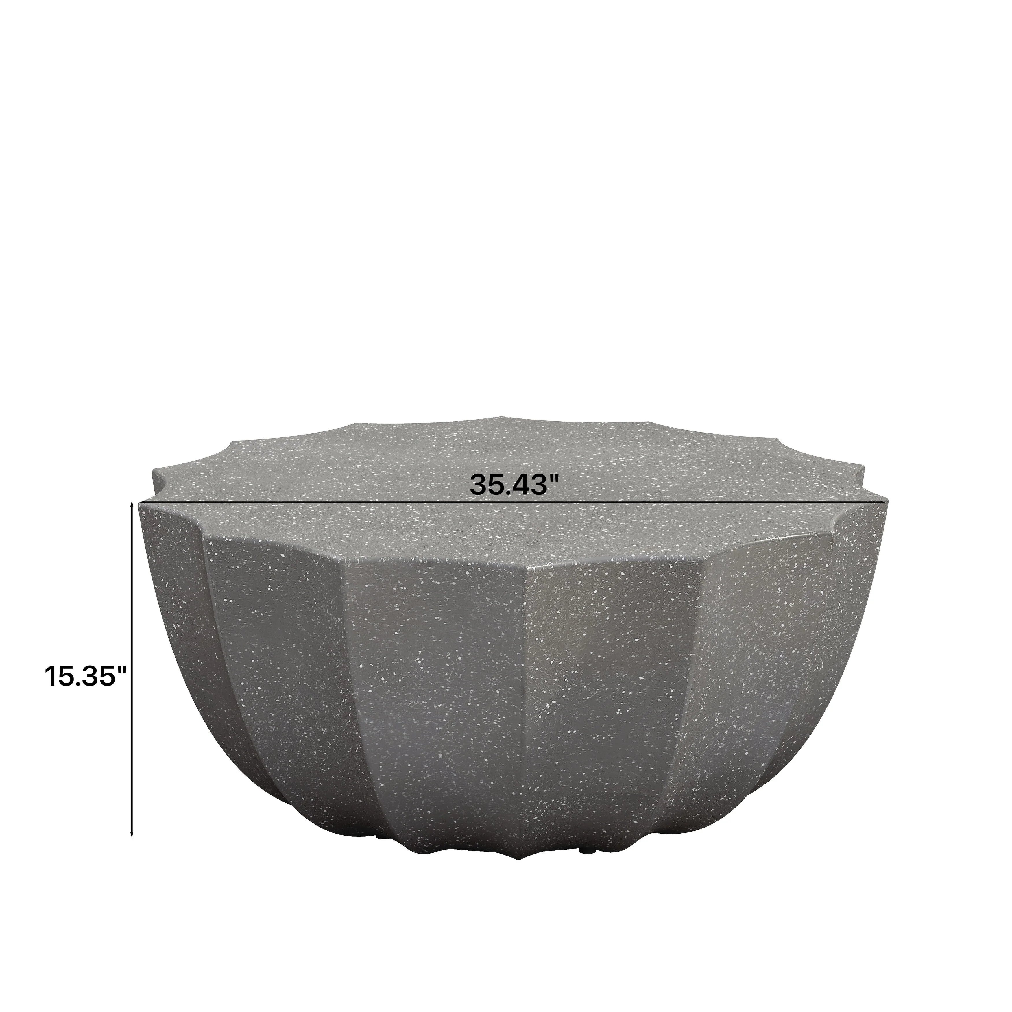 Coffee Table Indoor Outdoor Furniture Modern Stylish Design Perfect for Living Room Patio Garden Backyards Durable