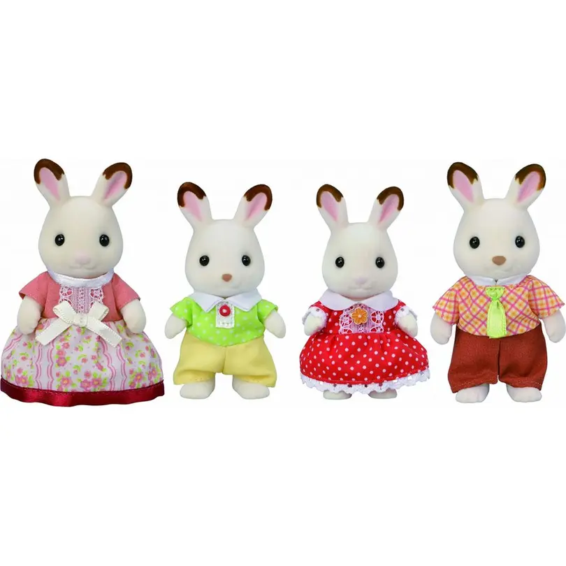 Spielset 4-teilig Schokoladenhasen Familie