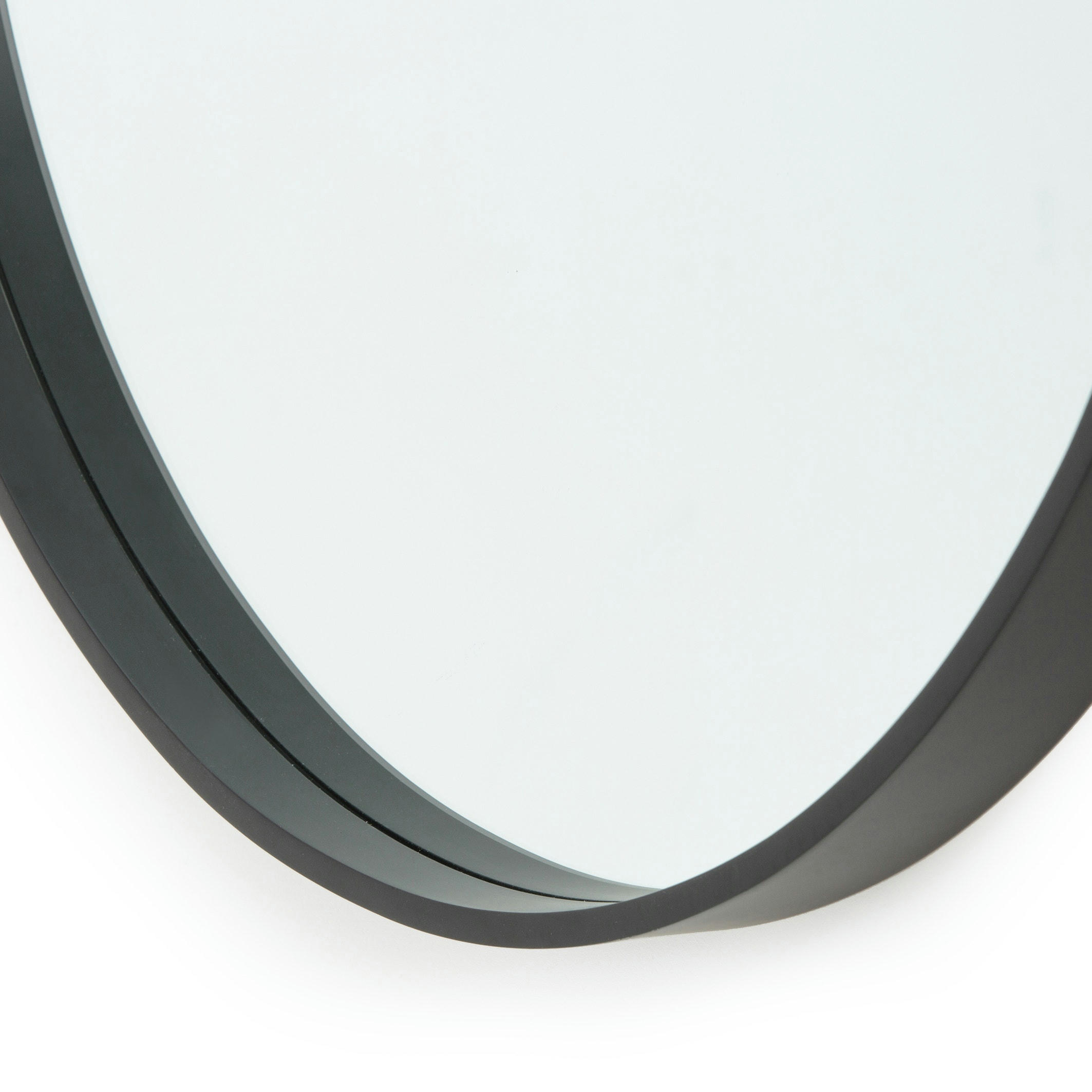 Miroir rond noir Ø80 cm, Alaria